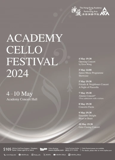 Independent Studies - Dynamic Posters for Academy Cello Festival 2024