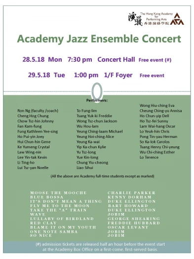 Thumbnail Academy Jazz Ensemble Concert
