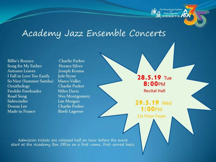 Thumbnail Academy Jazz Ensemble Concert 