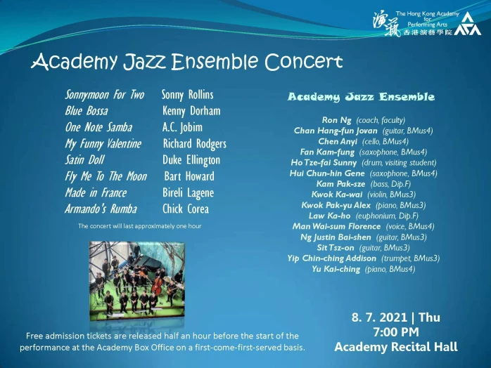 Thumbnail Academy Jazz Ensemble Concert