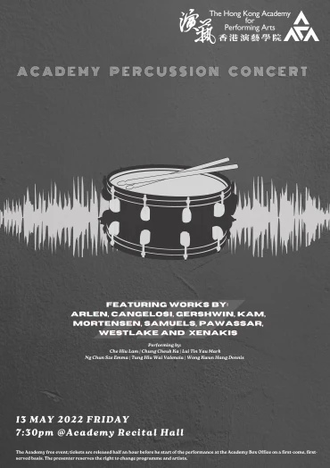Thumbnail Academy Percussion Concert 
