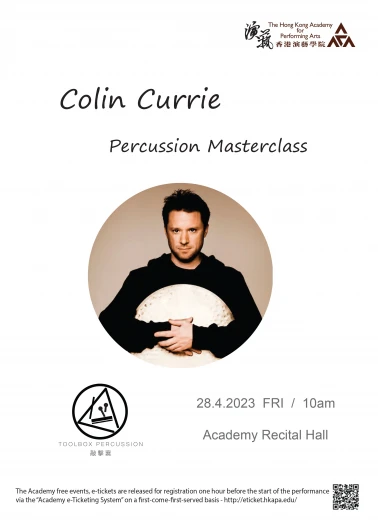 Thumbnail Academy Percussion Masterclass by Colin Currie