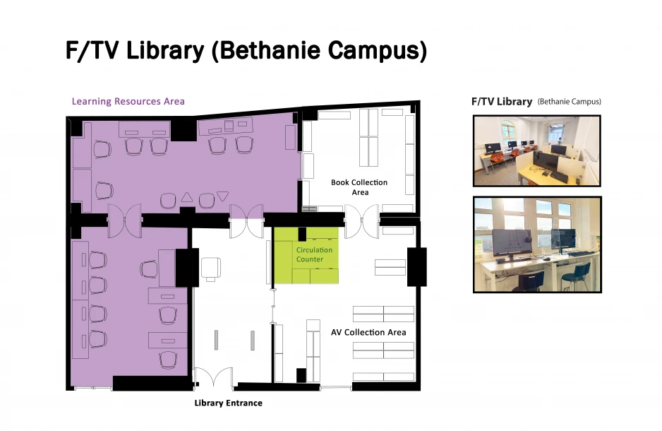 Extension of the Learning Resources Area in F/TV Library