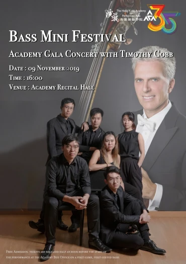 Thumbnail Bass Mini Festival with Timothy Cobb - Academy Gala Concert with Timothy Cobb