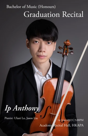 圖片 演藝音樂學士(榮譽)畢業演奏會: 葉浩宏 (中提琴)