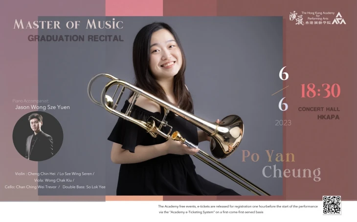 Thumbnail Academy Master of Music Graduation Recital: Cheung Po-yan Yanny (Trombone)