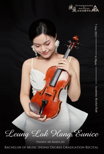 Thumbnail Academy Bachelor of Music (Honours) Degree Graduation Recital: Leung Lok-hang (Violin)