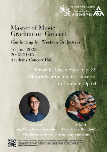 Thumbnail Academy Master of Music Graduation Concert: Tang Wing-kwan (Conducting for Western Orchestra)