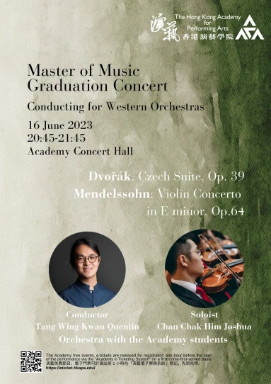 Academy Master of Music Graduation Concert: Tang Wing-kwan (Conducting for Western Orchestra)