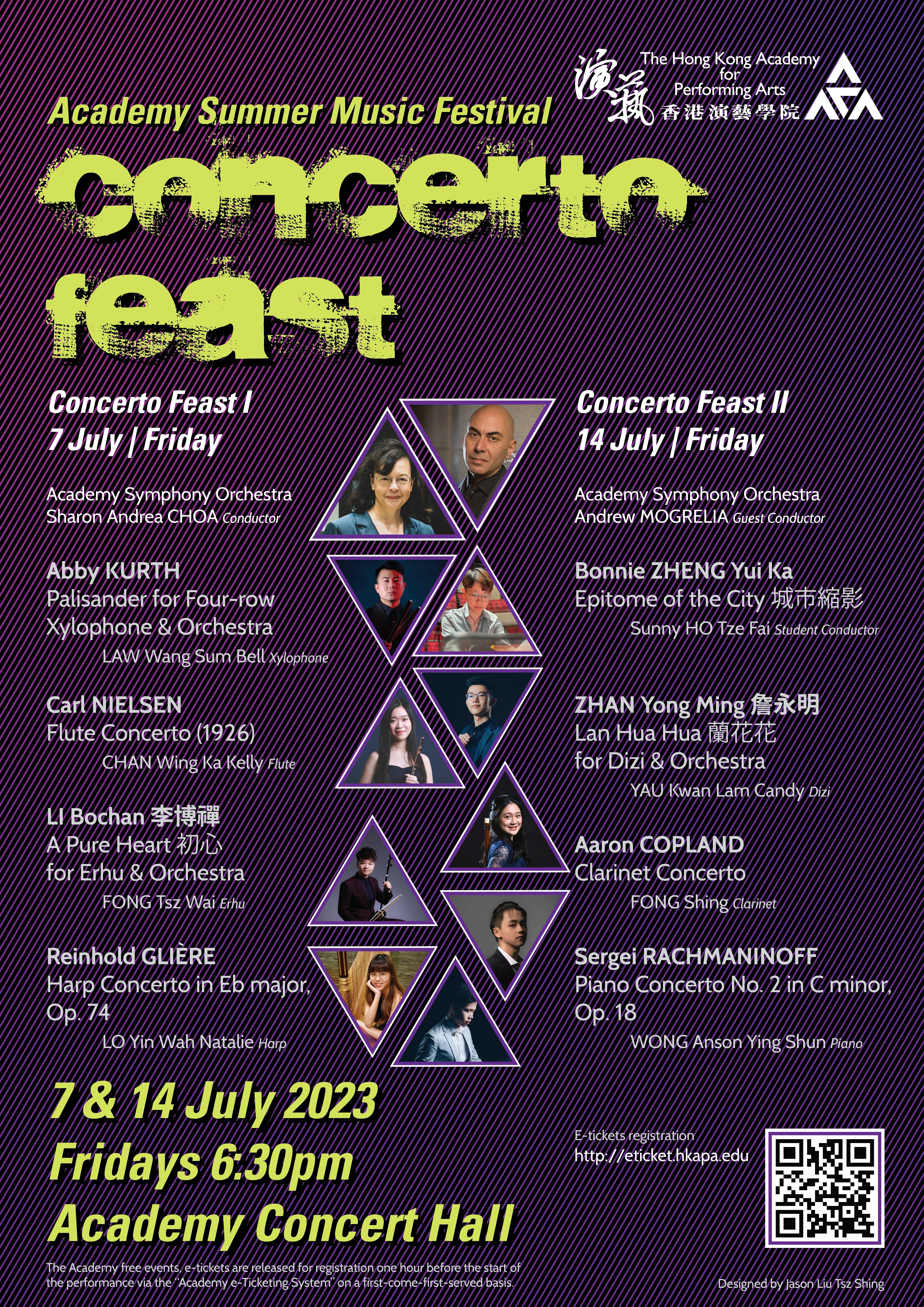 Thumbnail Academy Summer Music Festival :  Concerto Feast I - Conductor: Sharon Andrea Choa