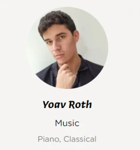 Thumbnail Piano Recital by Israeli Artist Yoav Roth