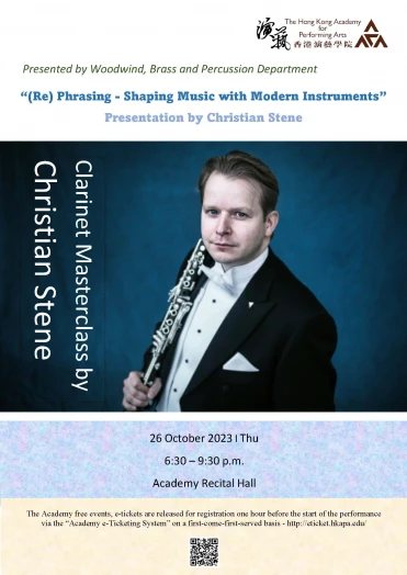 Thumbnail Academy Clarinet Masterclass by Christian Stene