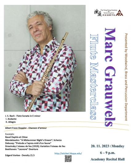 Academy Flute Masterclass by Marc Grauwels