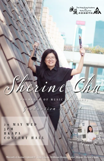 Thumbnail Academy Bachelor of Music (Honours) Degree Graduation Recital: Chu Cheuk-yan Sherine (Clarinet)