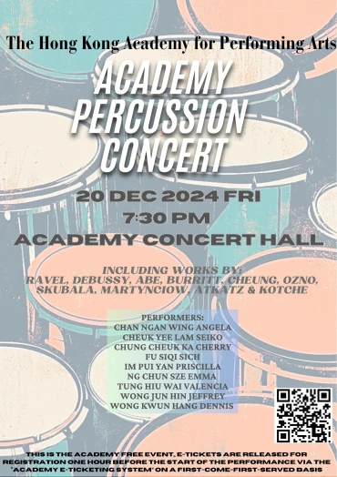 Thumbnail Academy Percussion Concert