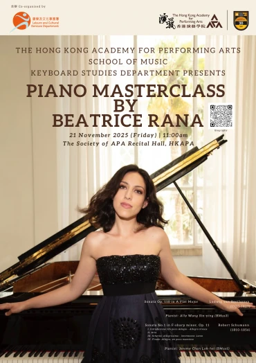 Thumbnail Piano Masterclass by Beatrice Rana